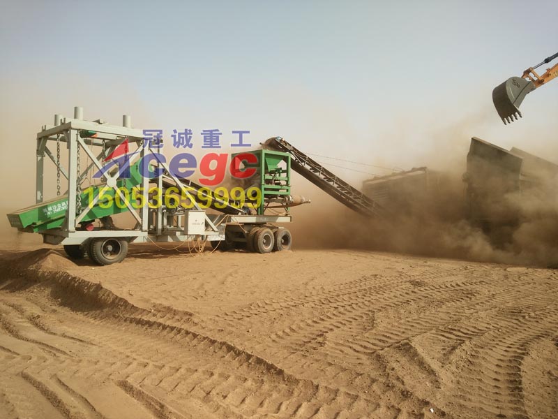 沙金風(fēng)選金設(shè)備在非洲